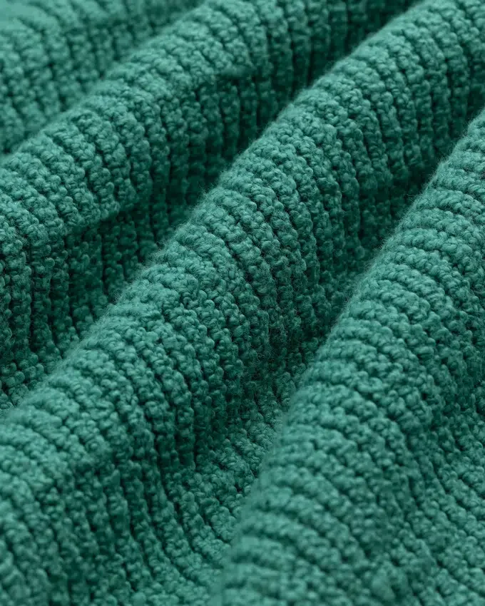 Long-Sleeve Boucle Polo
