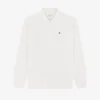 Long-Sleeve Crest Piqué Polo