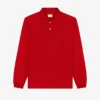 Long-Sleeve Crest Piqué Polo