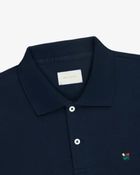 Long-Sleeve Crest Piqué Polo