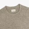 Long-Sleeve Knit Pocket Tee