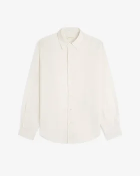 Long-Sleeve Linen Shirt