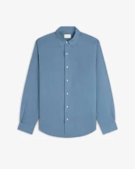 Long-Sleeve Linen Shirt