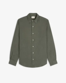 Long-Sleeve Linen Shirt