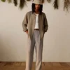 Houndstooth Pleated Trouser