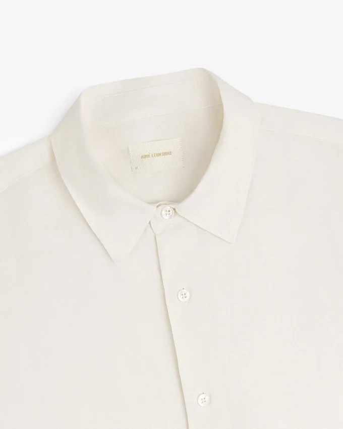 Long-Sleeve Linen Shirt