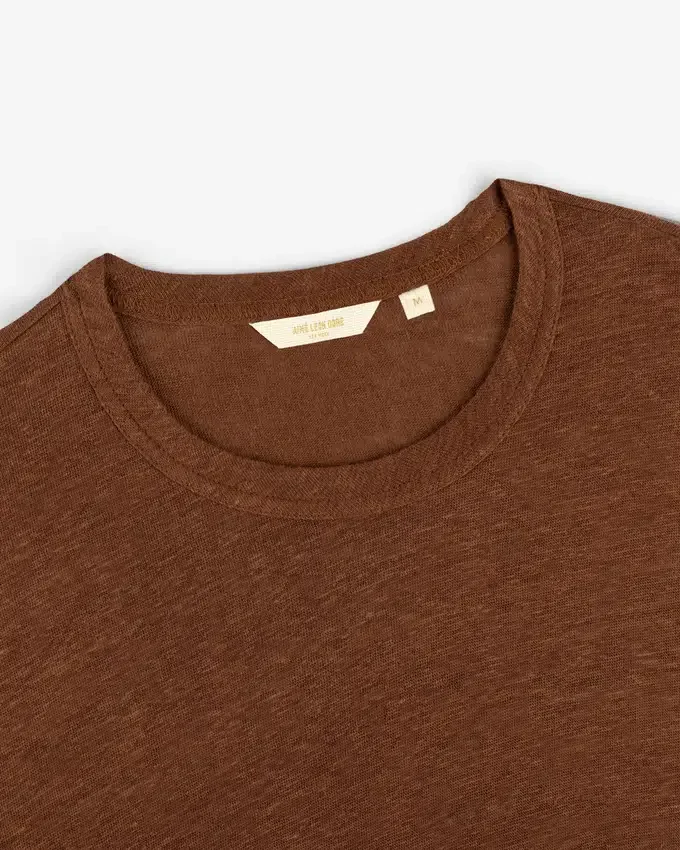 Long-Sleeve Linen Tee