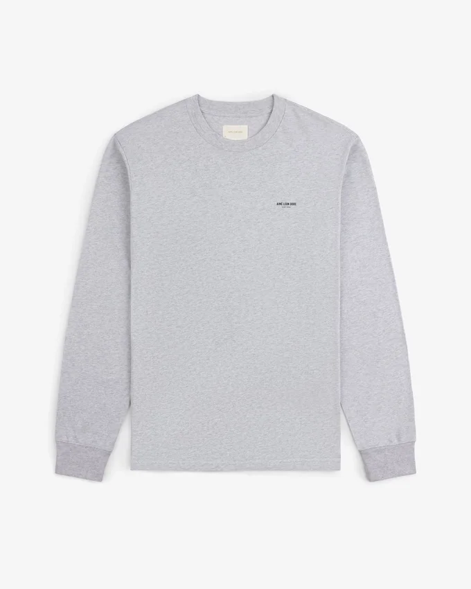 Long-Sleeve Micro Logo Tee