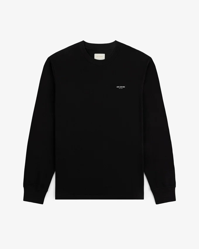 Long-Sleeve Micro Logo Tee