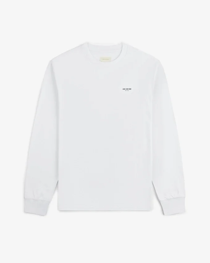 Long-Sleeve Micro Logo Tee
