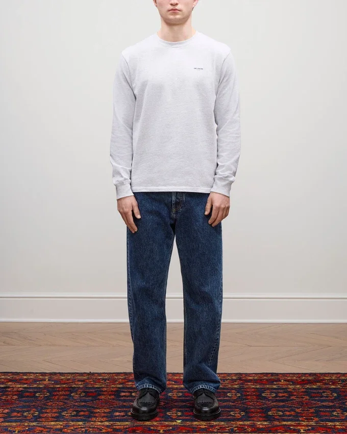 Long-Sleeve Micro Logo Tee