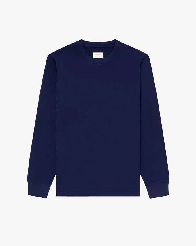 Long-Sleeve Tonal Logo Tee