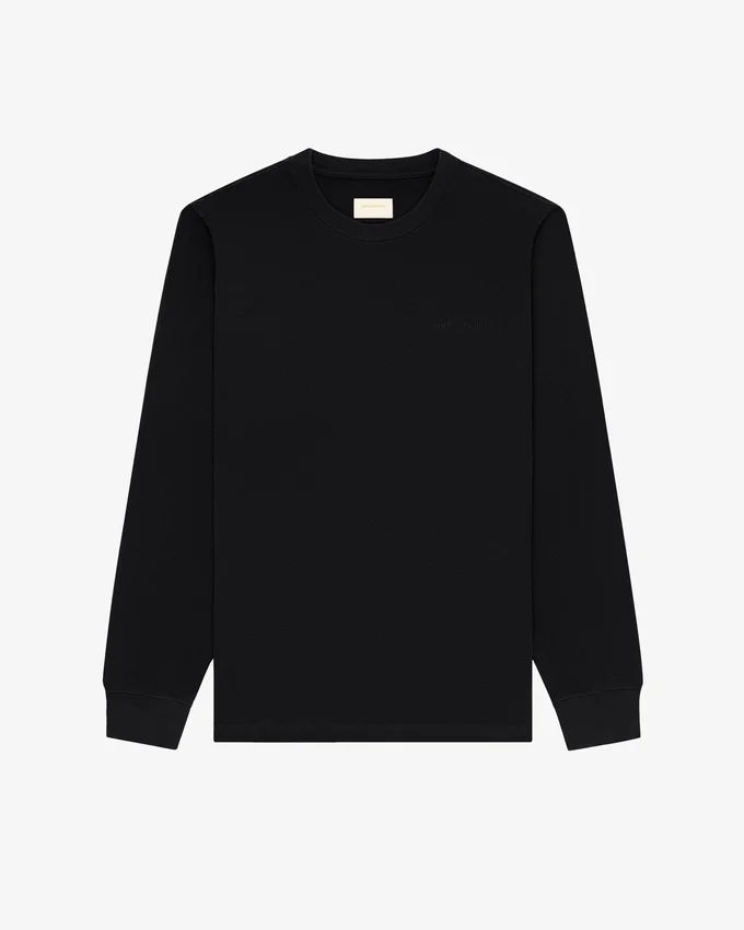 Long-Sleeve Tonal Logo Tee