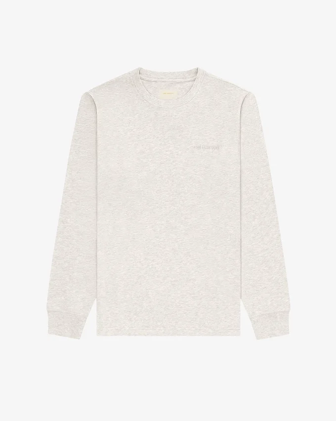 Long-Sleeve Tonal Logo Tee