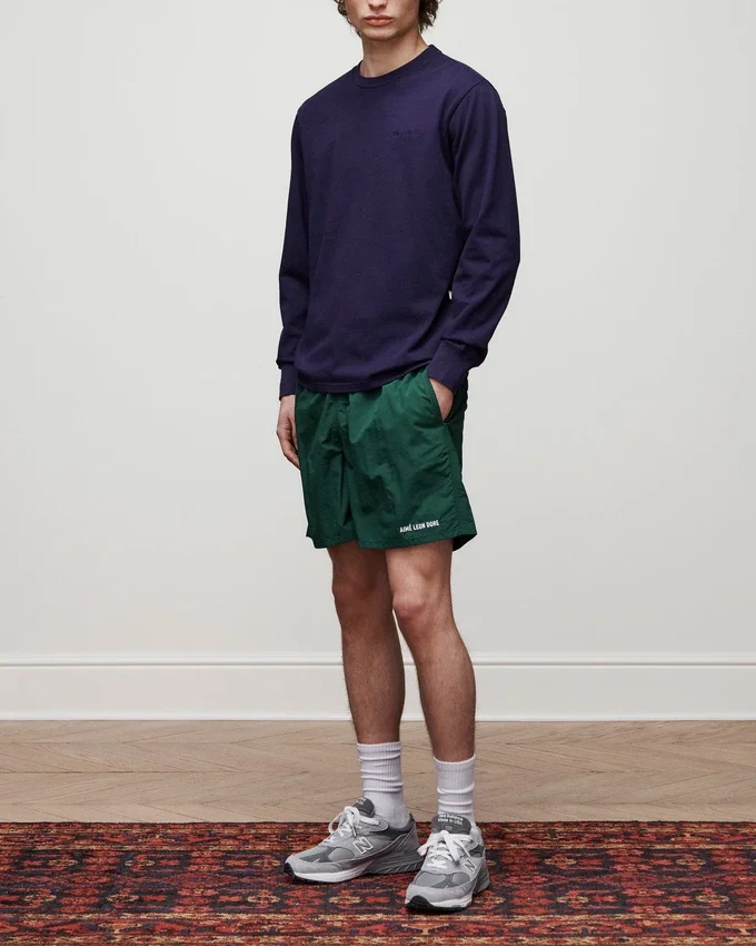 Long-Sleeve Tonal Logo Tee