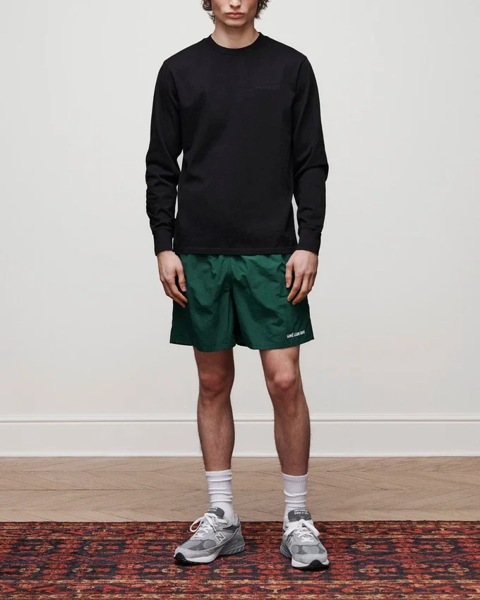 Long-Sleeve Tonal Logo Tee