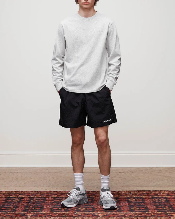 Long-Sleeve Tonal Logo Tee