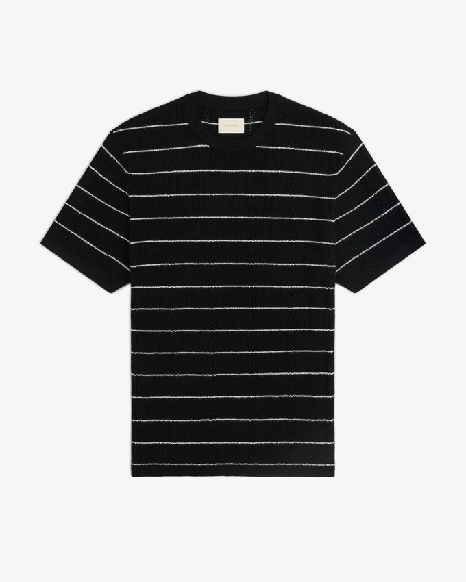 Merino Wool Eyelet Tee