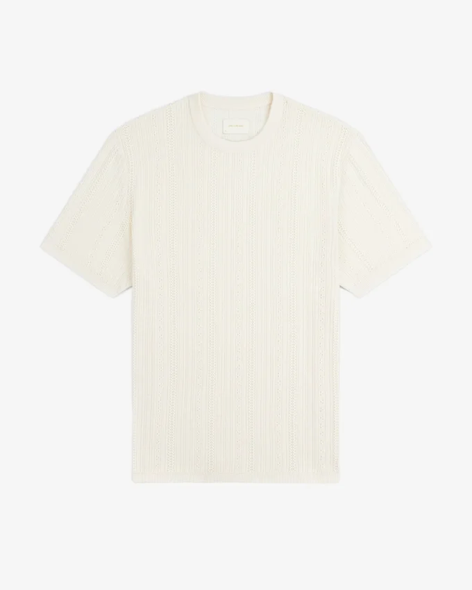 Merino Wool Eyelet Tee