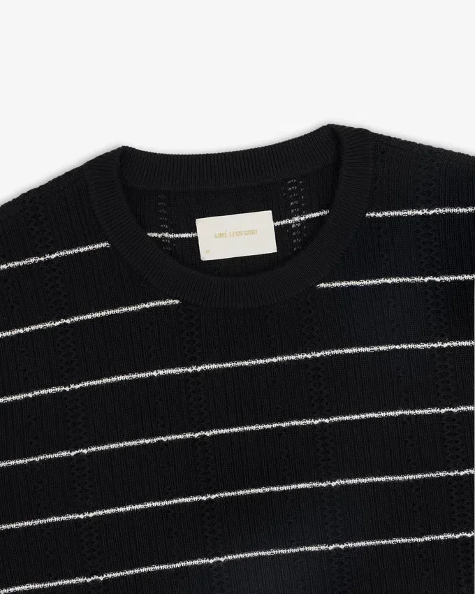 Merino Wool Eyelet Tee