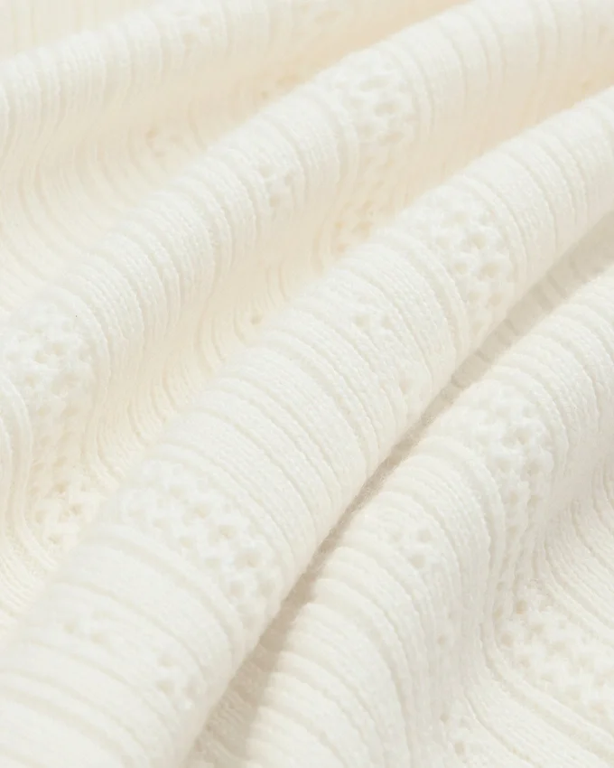 Merino Wool Eyelet Tee