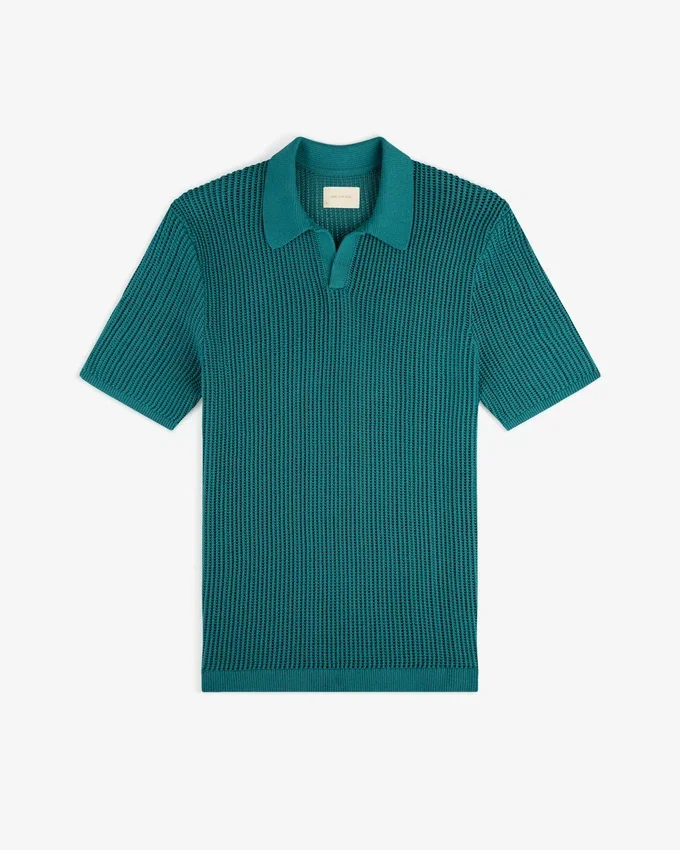 Mesh Knit Polo