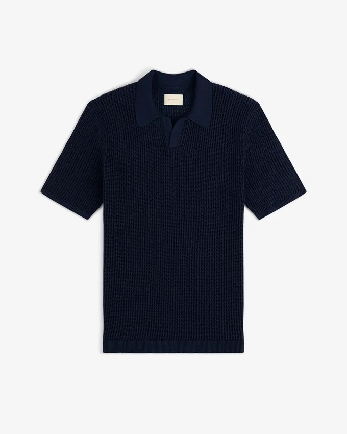 Mesh Knit Polo