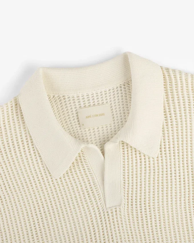 Mesh Knit Polo