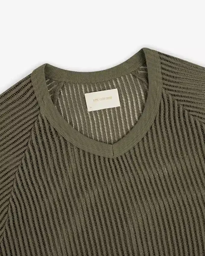 Mesh V-Neck Tee