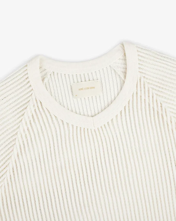 Mesh V-Neck Tee