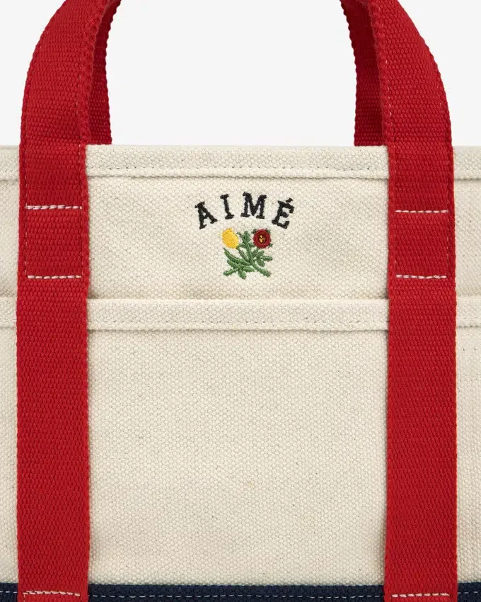 Mini Crest Contrast Tote Bag