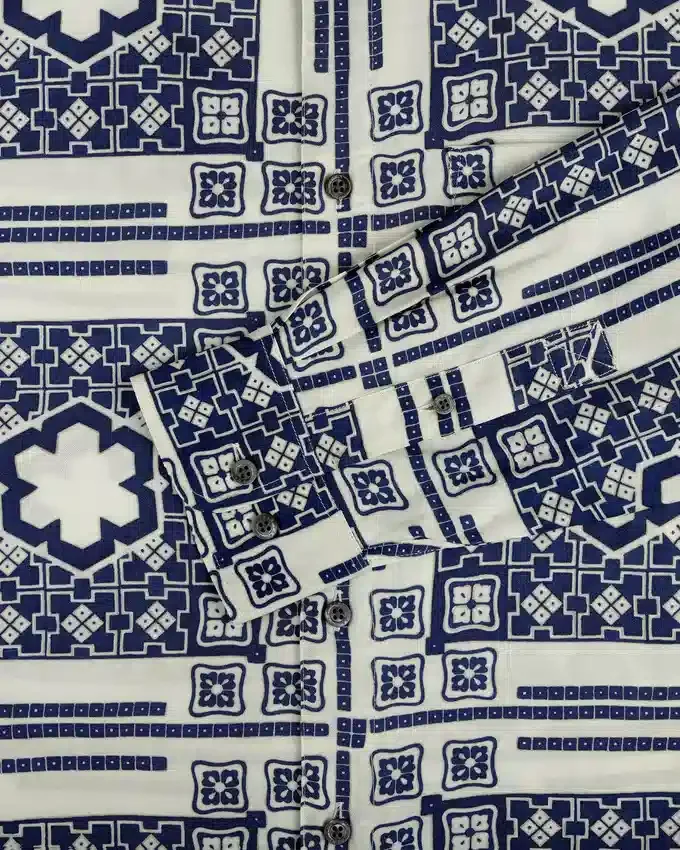 Mosaic Button Down Shirt