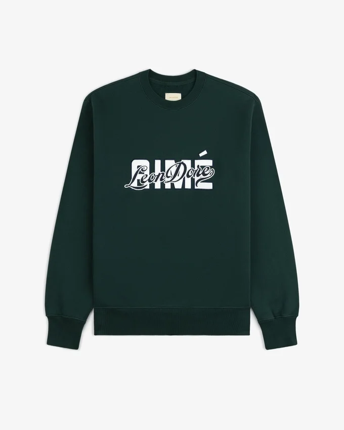 Overlay Logo Crewneck Sweatshirt