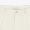 Pleated Linen Blend Bermuda Short