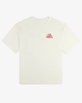 Pointelle Stacked Logo Tee