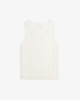 Pointelle Tank Top