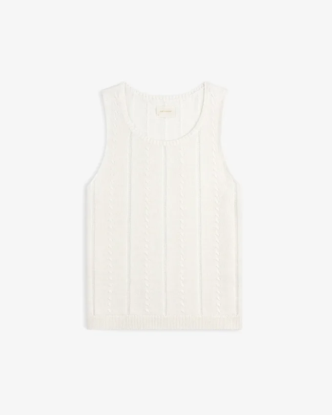 Pointelle Tank Top
