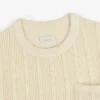 Racking Stitch Crewneck Sweater