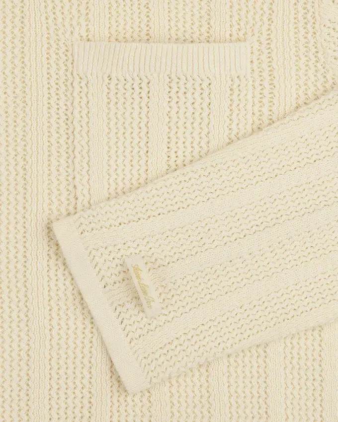 Racking Stitch Crewneck Sweater
