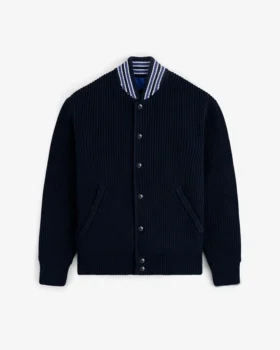 Reversible Knit Bomber Jacket