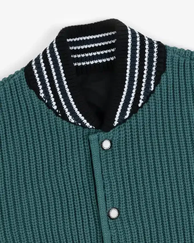 Reversible Knit Bomber Jacket