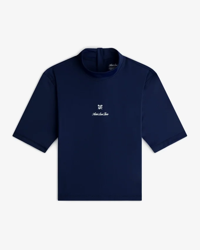 Short Sleeve Crest Rash Guard