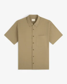 Short-Sleeve Seersucker Shirt