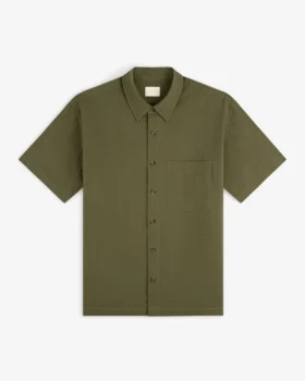 Short-Sleeve Seersucker Shirt