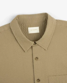Short-Sleeve Seersucker Shirt