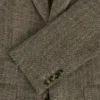 Single-Breasted Yarn Dyed Linen Suit Jacket