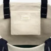 Small Crest Contrast Tote Bag