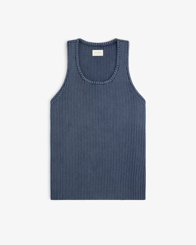 Stone Washed Knit Tank Top