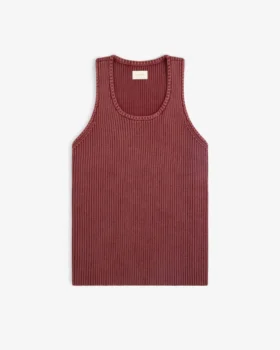 Stone Washed Knit Tank Top