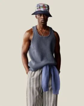 Stone Washed Knit Tank Top
